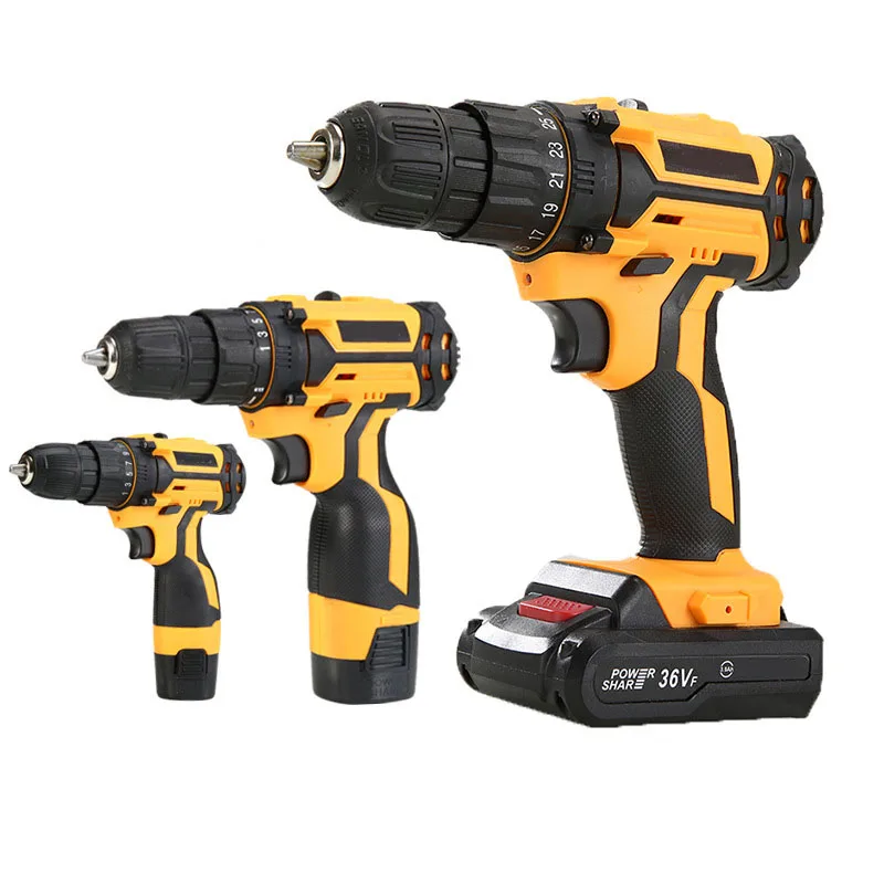 12v 18v 36V Electric Screwdriver Impact tool sets cordless power demolition drill tool set drilling machines power drills