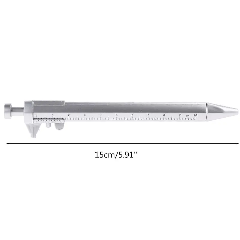 Caneta esferográfica plástico vernier caliper régua multifuncional 2 1 canetas gel regras dropshipping