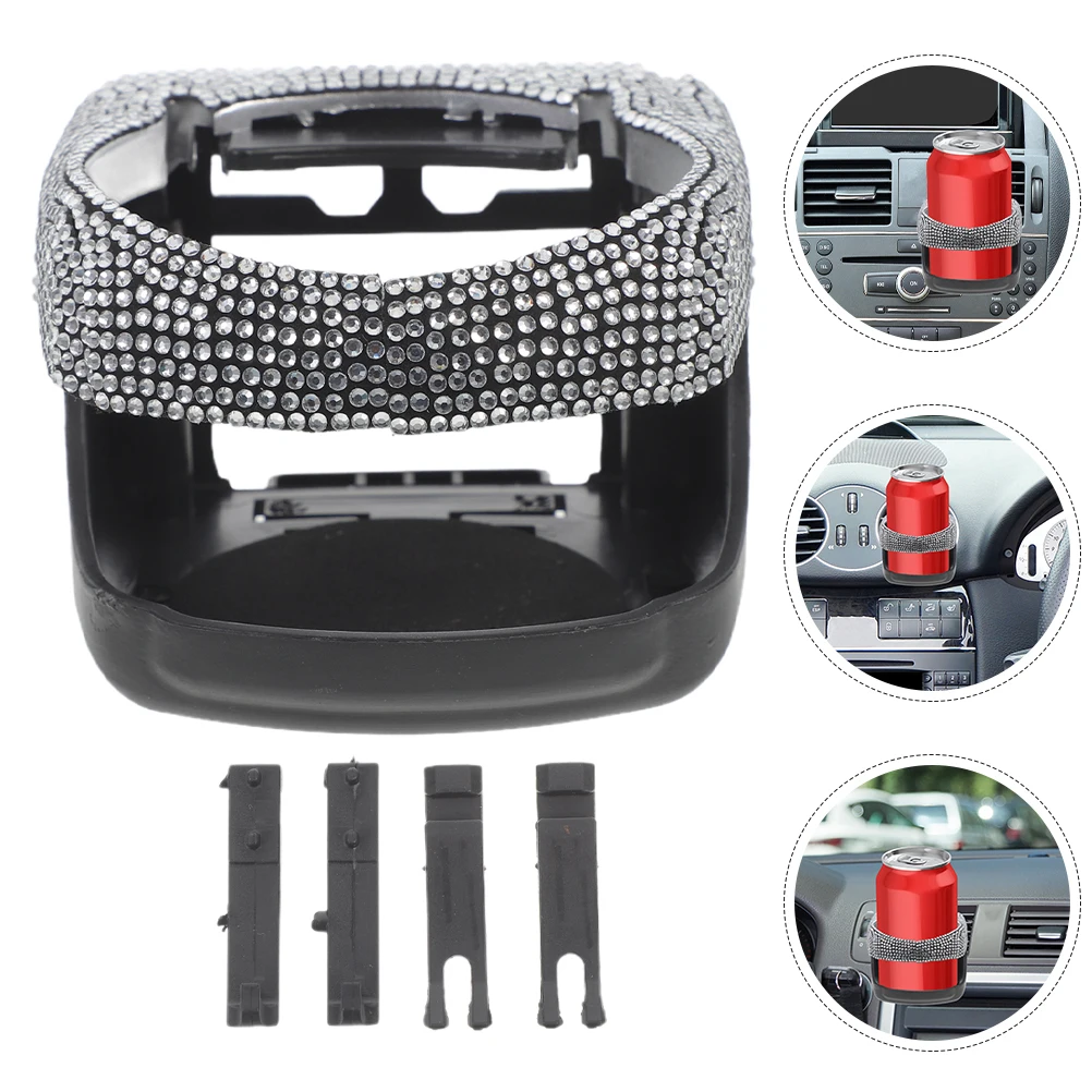 

2 Pcs Car Water Cup Holder Air Vent Bottle Conditioning Outlet Automotive Drink Tea Ashtray Mount for Bottles