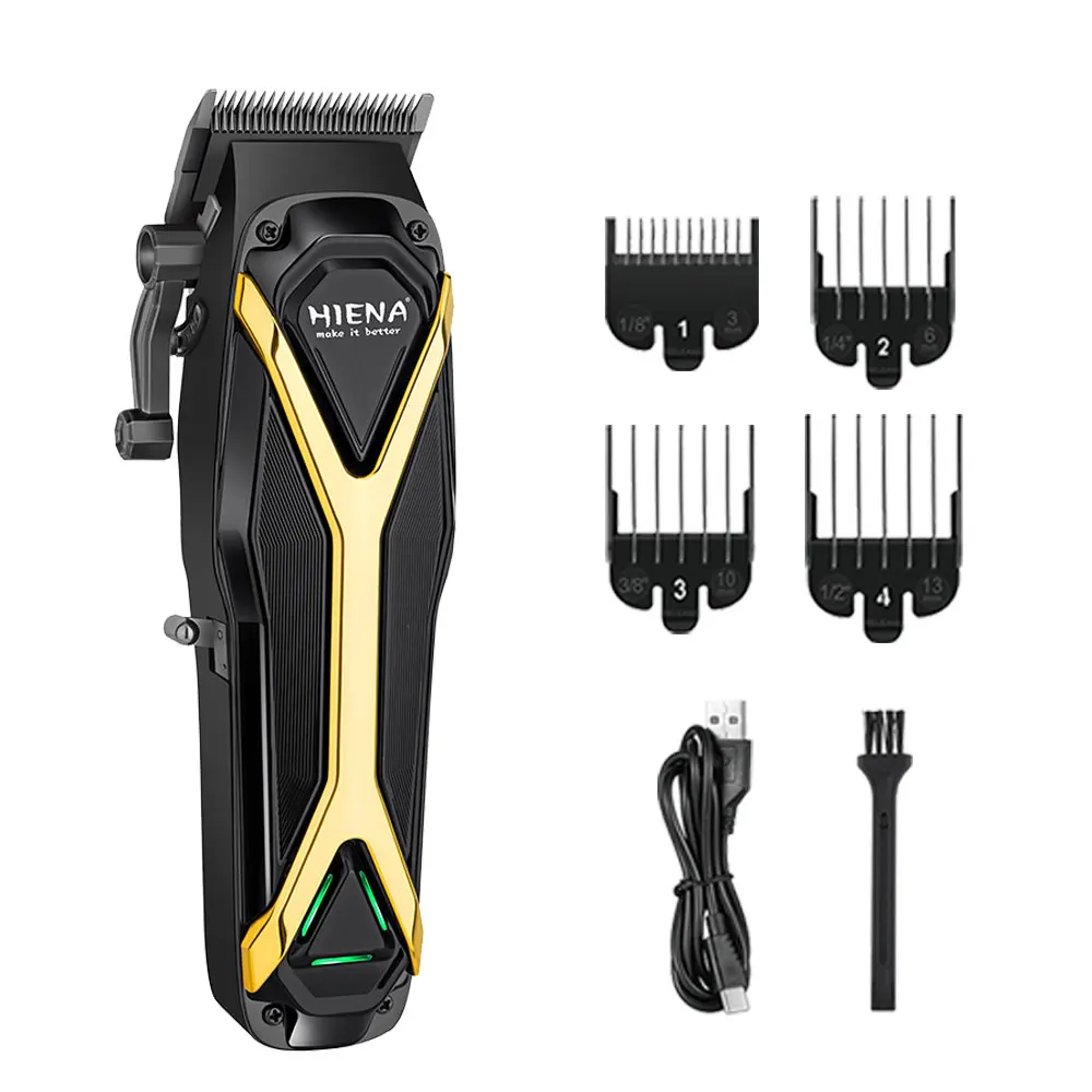 Professionelle Barber Haar Clipper Lithium-Batterie USB Aufladbare Trimmer LCD Display Hause Männer Bart Rasierer Haar Schneiden Maschine