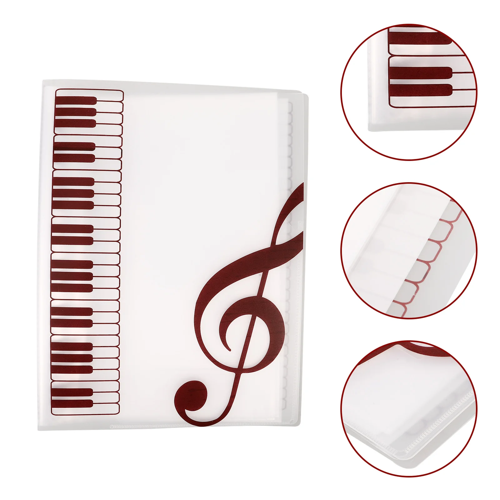 

Multi-Function Sheet A4 Portable Document Organizer Office Binder Clear Storage For Music Studio Flip File Accessory