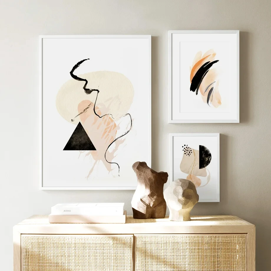 

Modern Abstract Geometry Line Nordic Posters And Prints Wall Art Canvas Painting Pictures Indoor Room Home Decoration Aesthetics