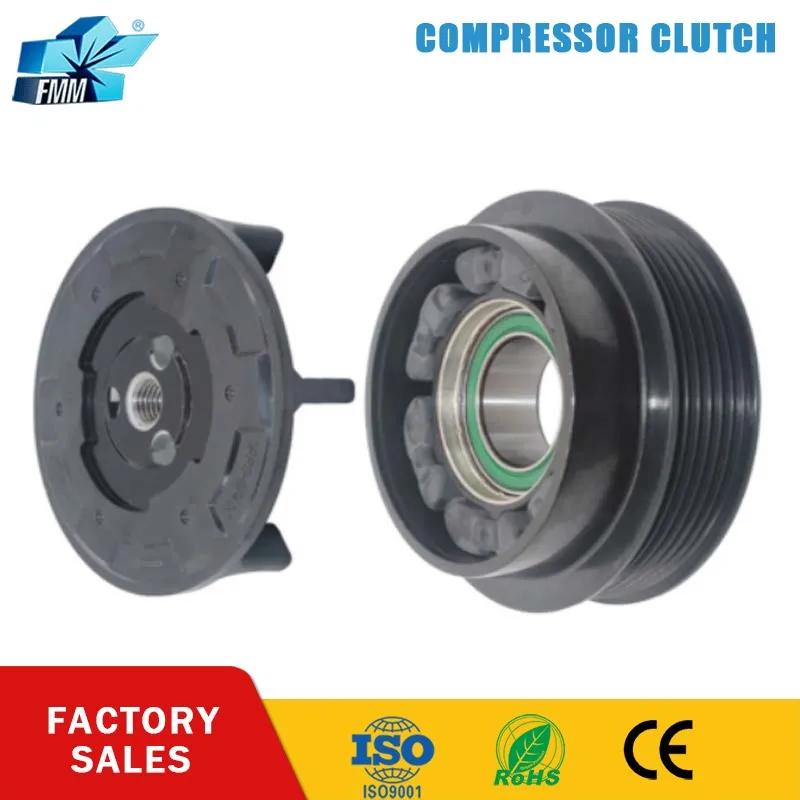 

FMM 7SEU17C A/C AC Compressor Clutch Pulley for Mercedes Benz GLK Bearing 35BD5220 6Grooves 115mm