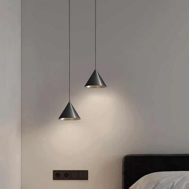 Modern Minimalist Aluminum Metals Pendant Light Warm Light  Suitable For Living Rooms Bedrooms Dining Rooms