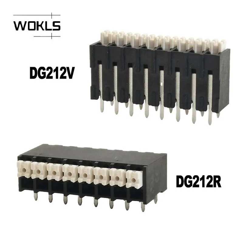 3.5mm 3.81mm pitch screwless terminal blockS  SPT-SMD1.5  FS1.5-12 DG212V DG212R