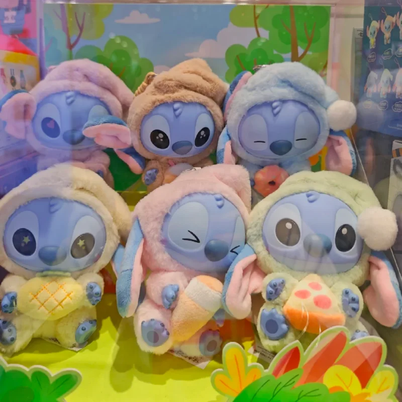 

New Very Hot Original Genuine Disney Stitch Eat Some Thing Before Sleep Series Blind Box Pendant Cute Dolls Mystery Toys Gifts