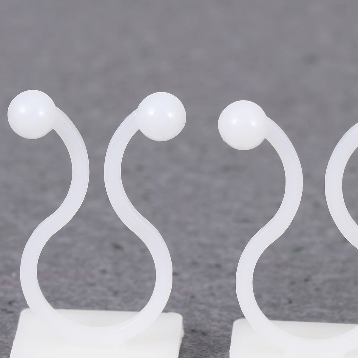 

30Pcs Long Lasting Fixing Hooks Chinese Rose Scindapsus Aureus Plant Support Garden Supplies White