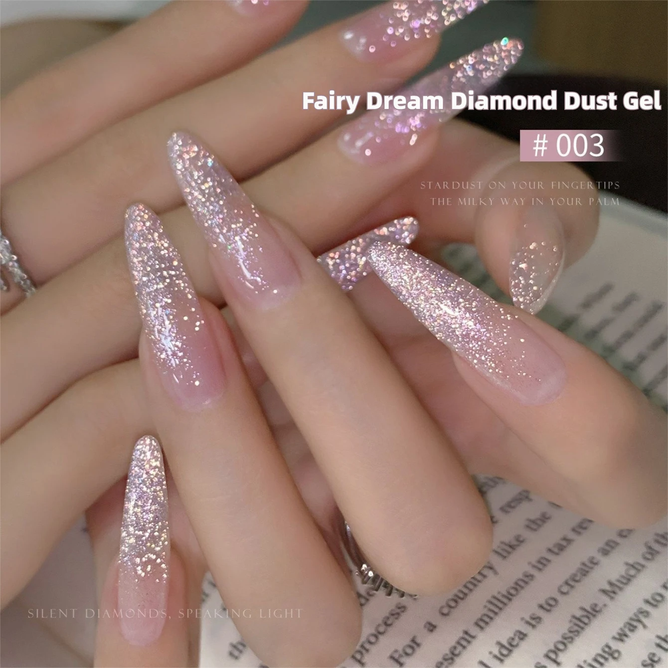 MIANEL 2026 Fairy Dream Diamond Crushed Series Gel-Nagellack Super Funkelnd Schillernd Professionelles Nagelgel für Maniküren