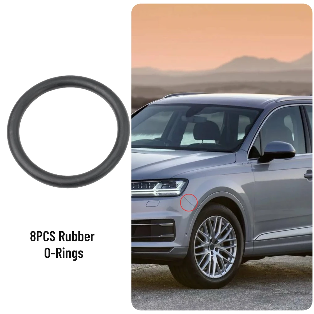 Accessorio O-ring in gomma per camion, paraurti, decorazione fai da te, coperchi per portello esterno, kit per la casa, sostituzione a sgancio rapido, 8 pezzi