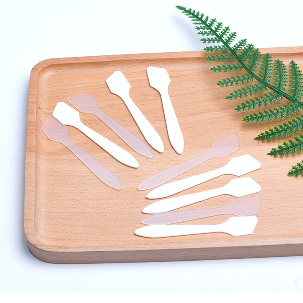 

200pcs Mask Spoon Skincare Spatula Lotion Cream Applicator Travel Size Beauty Scoop Face Eye Makeup Tool Plastic Facial Care