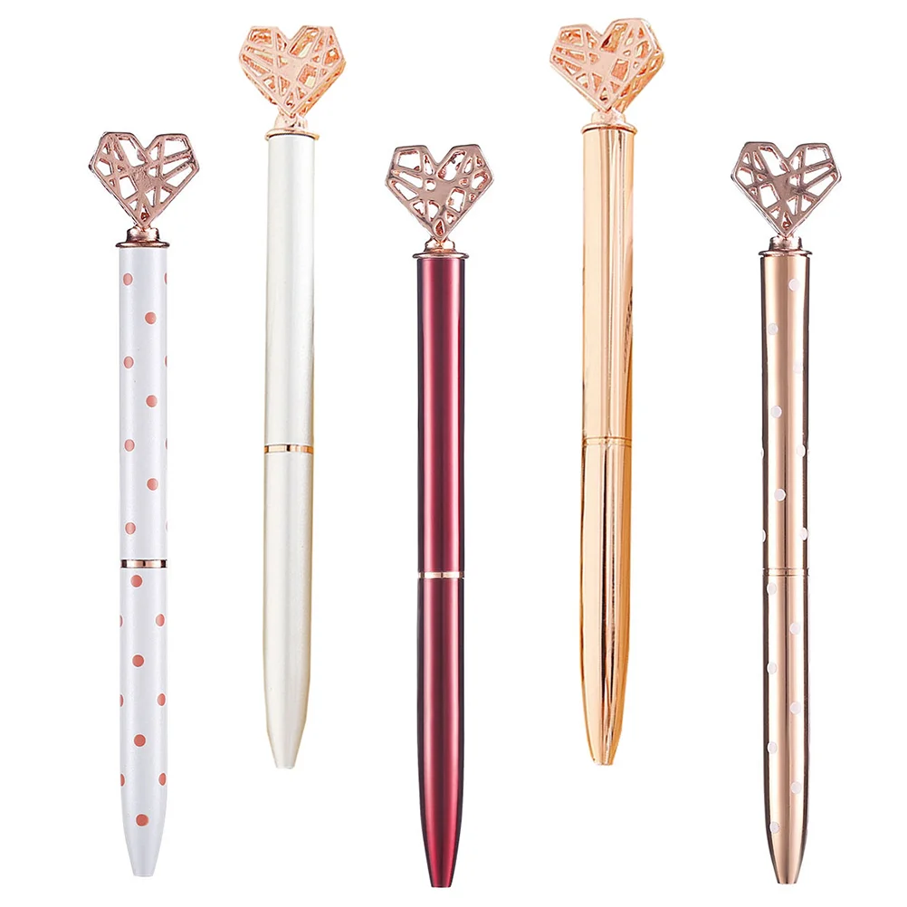 

Ручка перьевая в форме сердца, 5 шт.