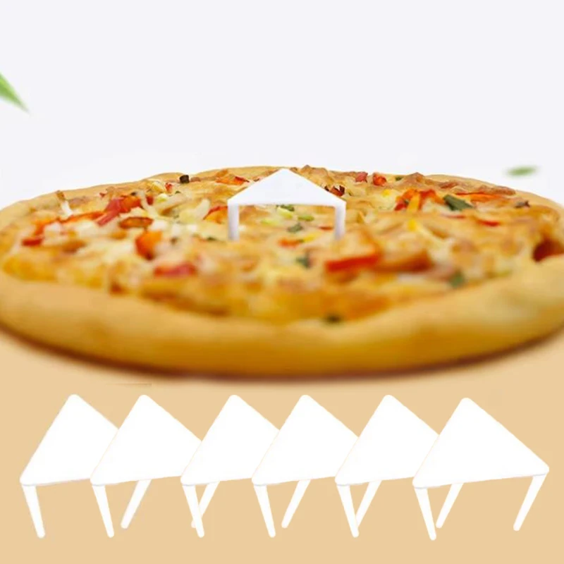 100Pcs Pizza Saver Stands Fixing Rack Pizza Holder Pizza Packing Tripod Plastic Tripod Stack