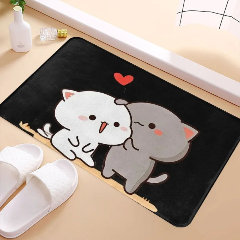 1Pc Bubu and Dudu Cute Cartoon Welcome Mat Entrance Doormat Balcony Bathroom Floor Mats Non-slip Rug Bedroom Carpet Home Decor