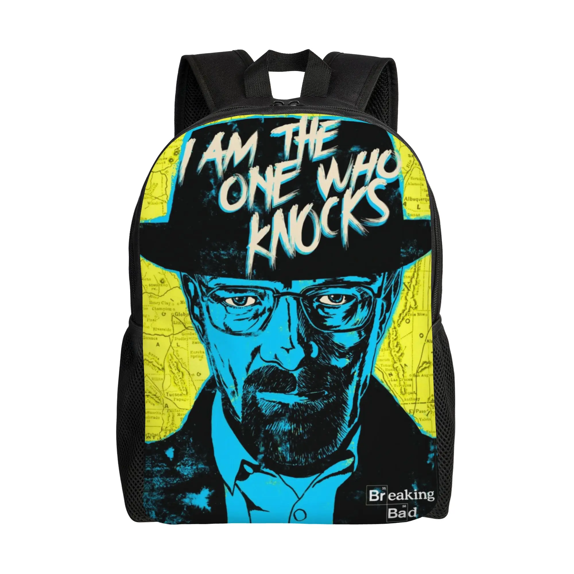 

Breaking Bad Backpack for Men Women Casual High School Hiking Travel Daypack Laptop Canvas Bags Gift