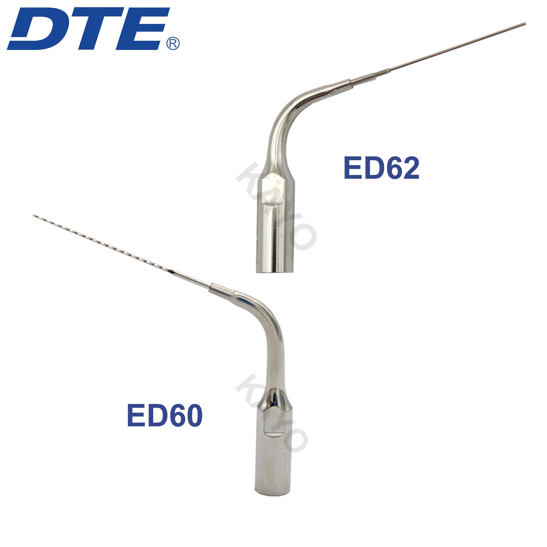 Woodpecker DTE puntas escarificadoras ultrasónicas dentales para riego de canales radiculares, compatible con EMS UDS NSK SATELEC Scaler, diámetro