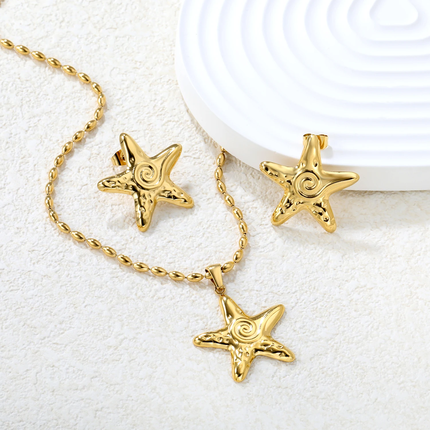 LUXUSTEEL 스레드 불가사리 쥬얼리 세트 여성용 - Vintage Fashion Jewelry Necklaces 리뷰 및 가격