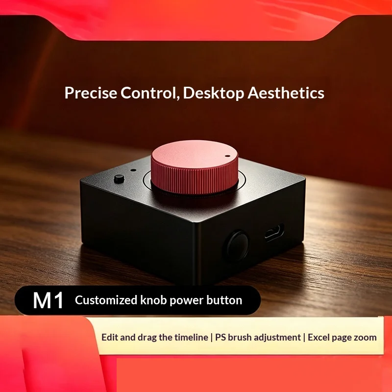 MOFANSELE Custom Volume Knob Aluminum Alloy CNC RGB Bluetooth One-touch Power On Keypad Desktop PC Gamer Accessories Gifts