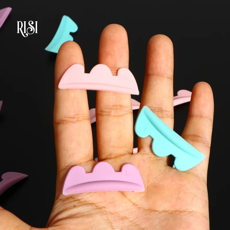 Risi 5 Paar Siliconen Wimper Perming Pad Lash Tillen 3d Wimper Krultang Hengels Wimper Schild Wimper Accessoires Make-Up Tools