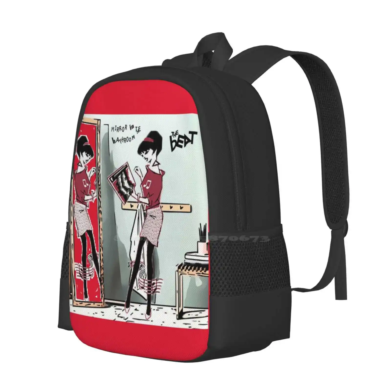 Mirror In The Bathroom Hot Sale Schoolbag Backpack Fashion Bags The Beat The English Beat 2 Tone Ska 80S Reggae Subpopeo 70S