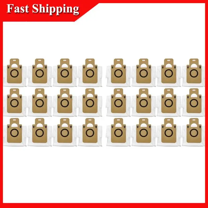 

-A64E 24Pcs Dust Bag Accessories For Xiaomi Dreame Bot D10 Plus RLS3D Robot Vacuum Cleaner Replacement Dust Bin Spare Parts