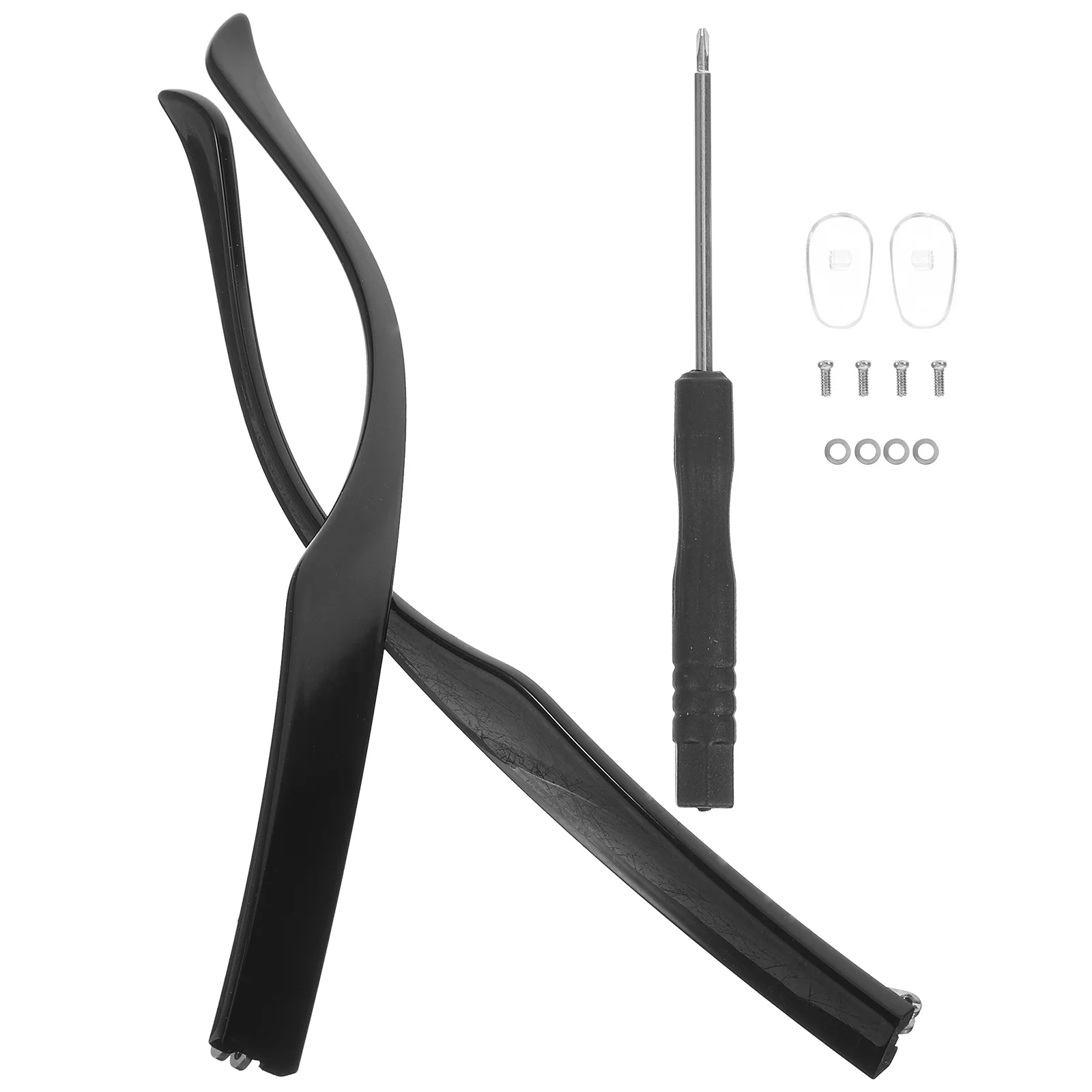 

Universal Eyeglass Temple Replacement 1 Pair Metal Glasses Arm Repair Tool for Frames Eyewear Parts Accessories
