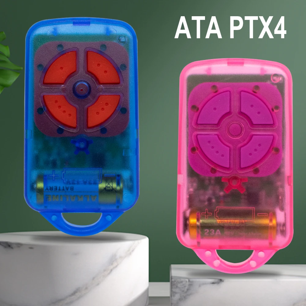 ATA PTX4 Securacode Garagedeur Afstandsbediening 433.92MHz Rolling Code Handheld Gate Command Opener Zender