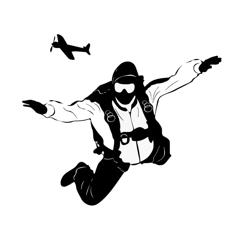 Водонепроницаемые Персонализированные скайдайвинговые экстремальные фотообои виниловые наклейки покрывающие корпус водонепроницаемые аксессуары 17 см * 15 см
