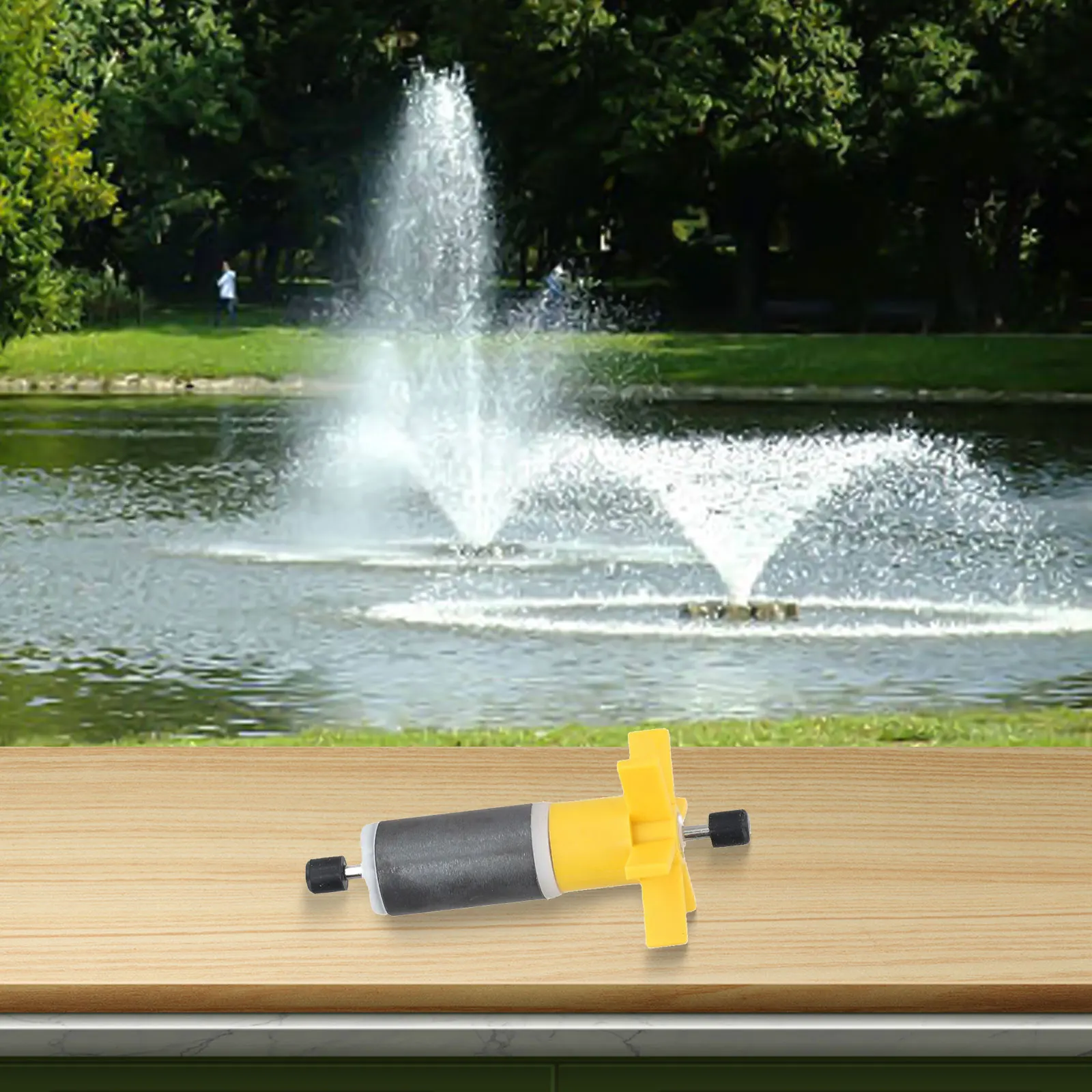 Durable Impeller For Intex Pure Spa Plastic Pump Fish Tank For Water Pump Replacement Stainless Steel Shaft