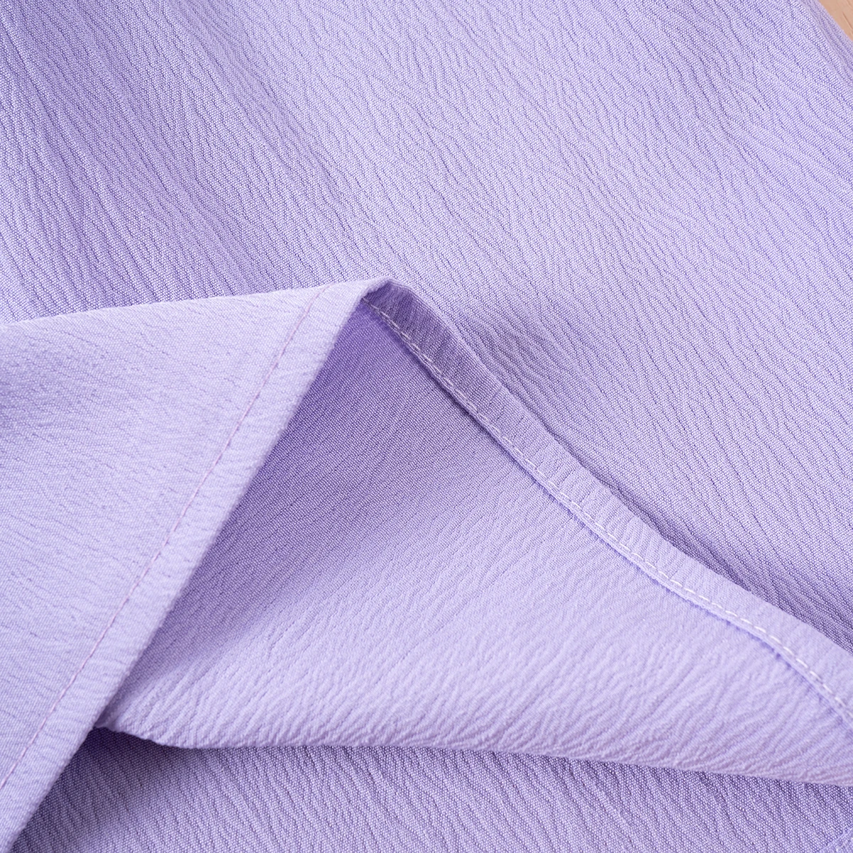 Lässiges Mädchenkleid mit langen Ärmeln, ausgestellten Ärmeln, Rundhalsausschnitt und knielangem Rock, mit Schleife, modisch und vielseitig kombinierbar, geeignet für Mädchen im Alter von 3 bis 8 Jahren. – Detail 8