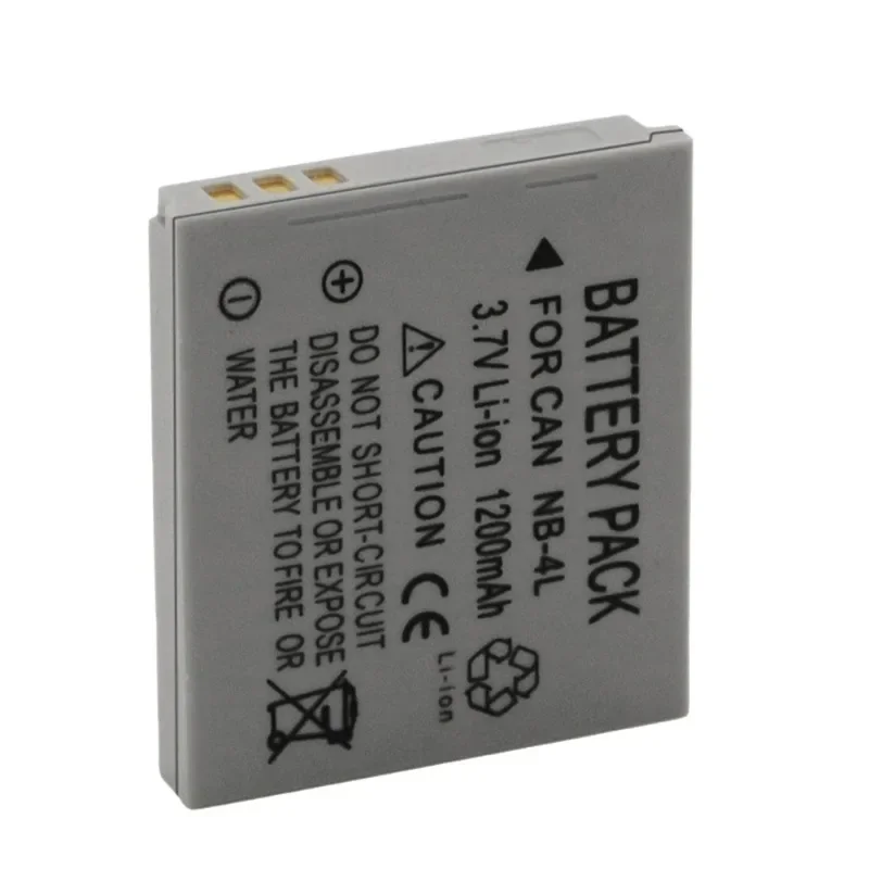 NB-4L NB4L 1200mAh 3.7V Camera Battery for Canon IXUS 30 40 50 55 60 65 80 100 PowerShot SD1000 1100 L10 Camera Batteries