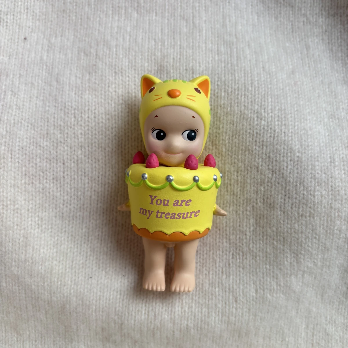 Sonny Angel Minifigur, 15. Jahrestag, Kuchenserie, ohne Box, ohne Beutel, Zitronenkuchen, Katze, Dalmatiner, Erdbeerkuchen, Spielzeugpudel, SAS65601