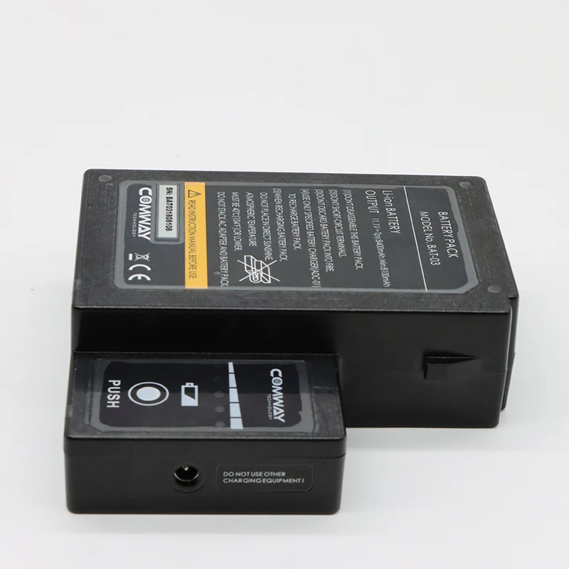 For COMWAY C10 Single Fiber Optic Fusion Splicer 8400mAh Battery Black for 0.5 Single Mode FTTH Optical Network Connection 1pc/b