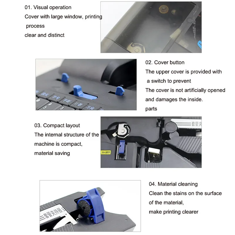 Line Number Machine C-280E Computer Number Tube Coding Machine 280T Heat Shrinkable Sleeve Numbering Machine Label Printer