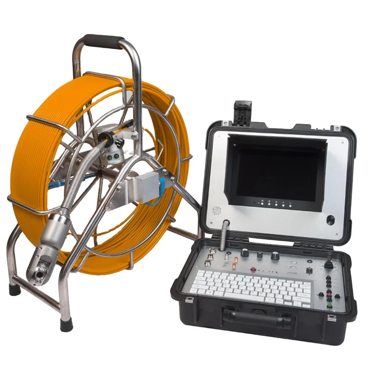 High Quality Sewer Drain Pipe Video Inspection Camera System with 60m 120m