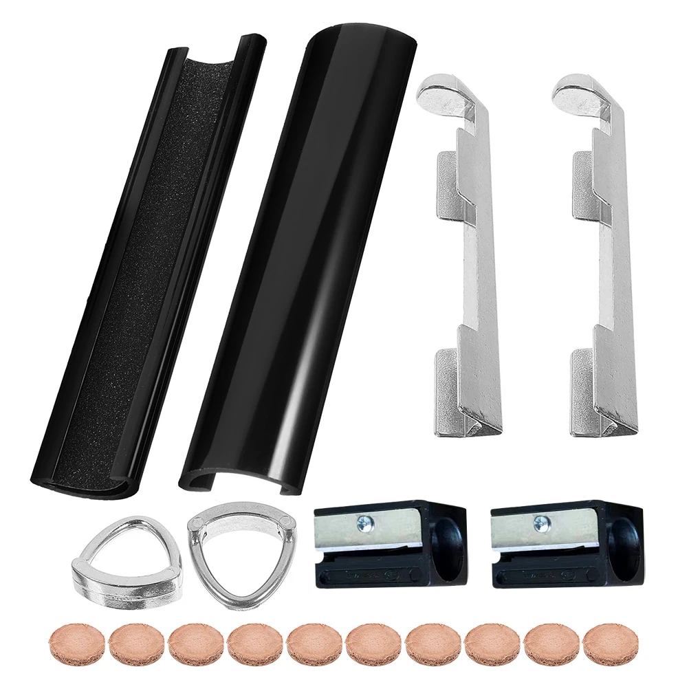 

1 set Pool Repair Kit Durable Tools for Pool Cue Tip Repair Set Billiard Stick Maintenance Replacement Tips Practical Set