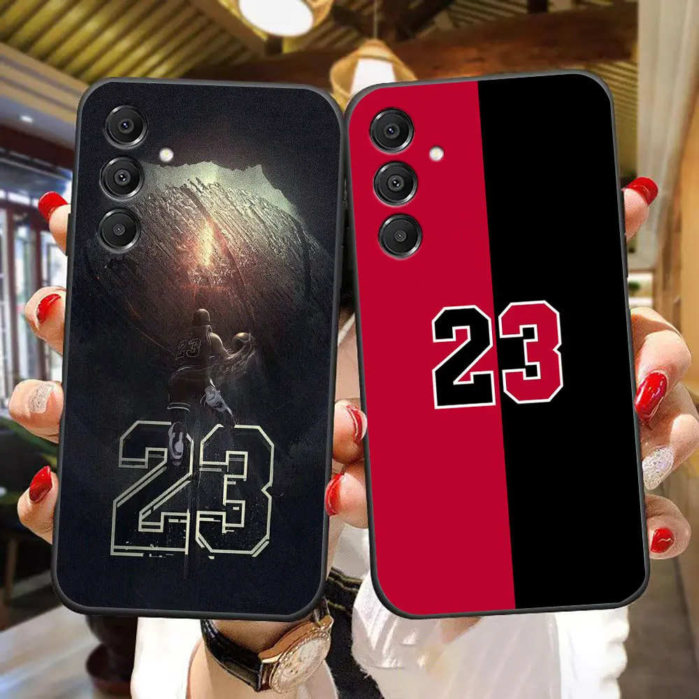 Basketball Number 23 Cover Phone Case For Samsung A14 A15 A16 A17 A22 A23 A26 A27 A32 A33 A36 A42 A52 A53 A54 A56 A57 A71 Capa