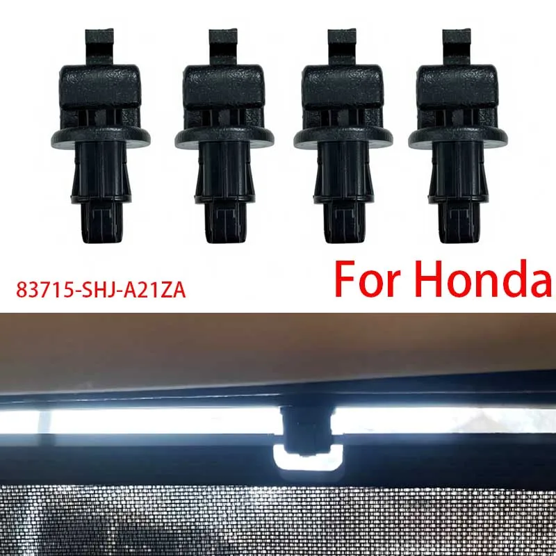 

4Pcs Car Sun Shade Hook Clips OE#83715-SHJ-A21ZA Fit For Honda Odyssey 2005-2010 Auto Interior Sunshade Holder Mount Accessories