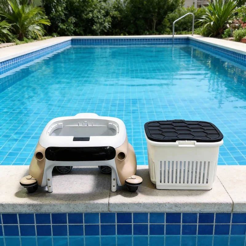 

Беспроводной пылесос для бассейнов, очиститель поверхностей от листьев и мусора для встраиваемых бассейнов