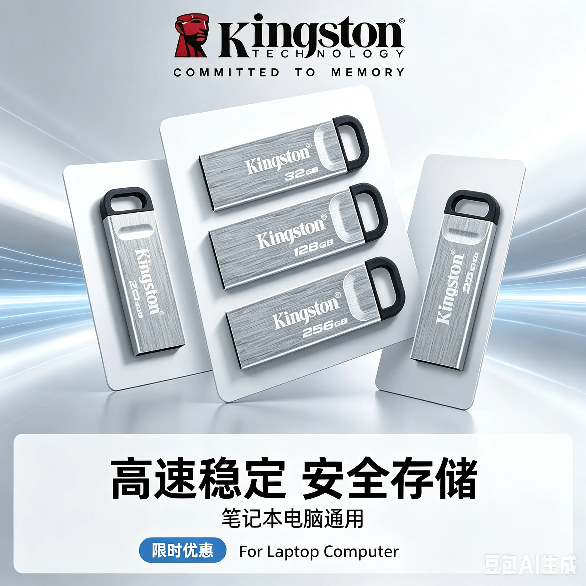 Kingston Data Traveler Kyson USB Flash Drive 64GB 128GB 256GB 512GB USB 3.2 Flash Penrive DTKN Pen Drive for Computer Original