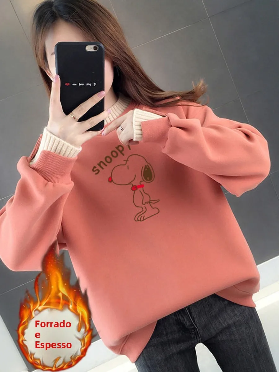 sudadera-con-capucha-de-forro-polar-grueso-para-mujer-conjunto-de-dos-piezas-de-moda-coreana-holgado-con-cuello-medio-alto