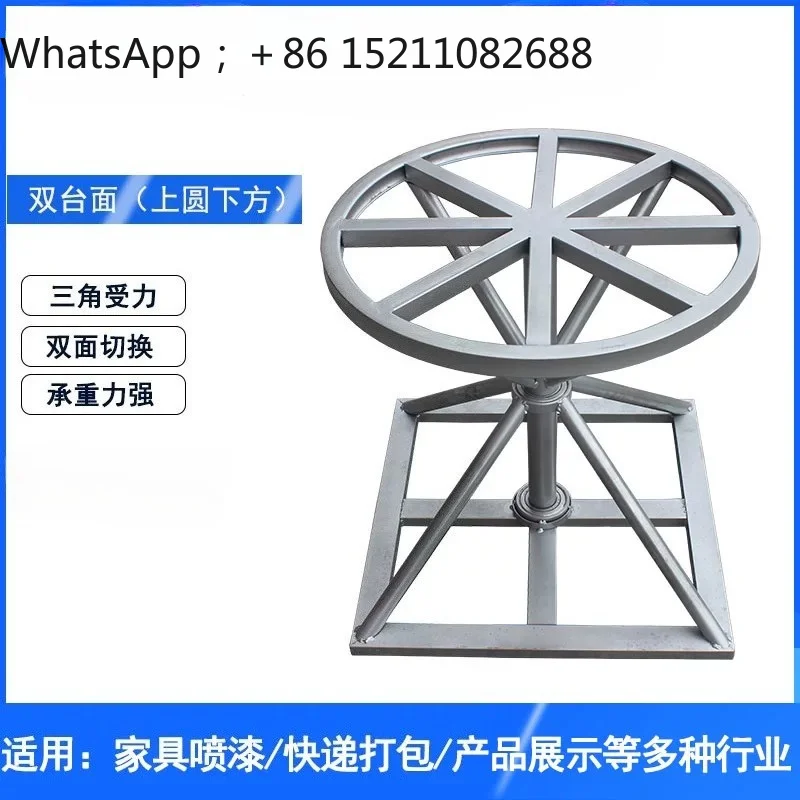 LLY 360 degree rotating furniture painting rotating table, paint rack, turntable, painting table, packing work rotating frame