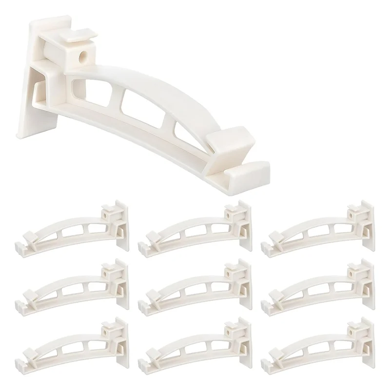 

ABDJ- Roof Gutter Support Bracket K-Style 5" 10 Pack Gutter Hangers For Sagging For Repairing, Traditional