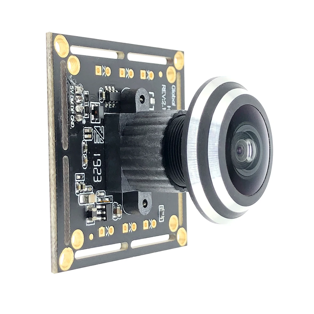 HD 1280*720P 120FPS MJPEG USB Camera Module Global Shutter High Speed OTG UVC Linux Fisheye Surveillance Webcam