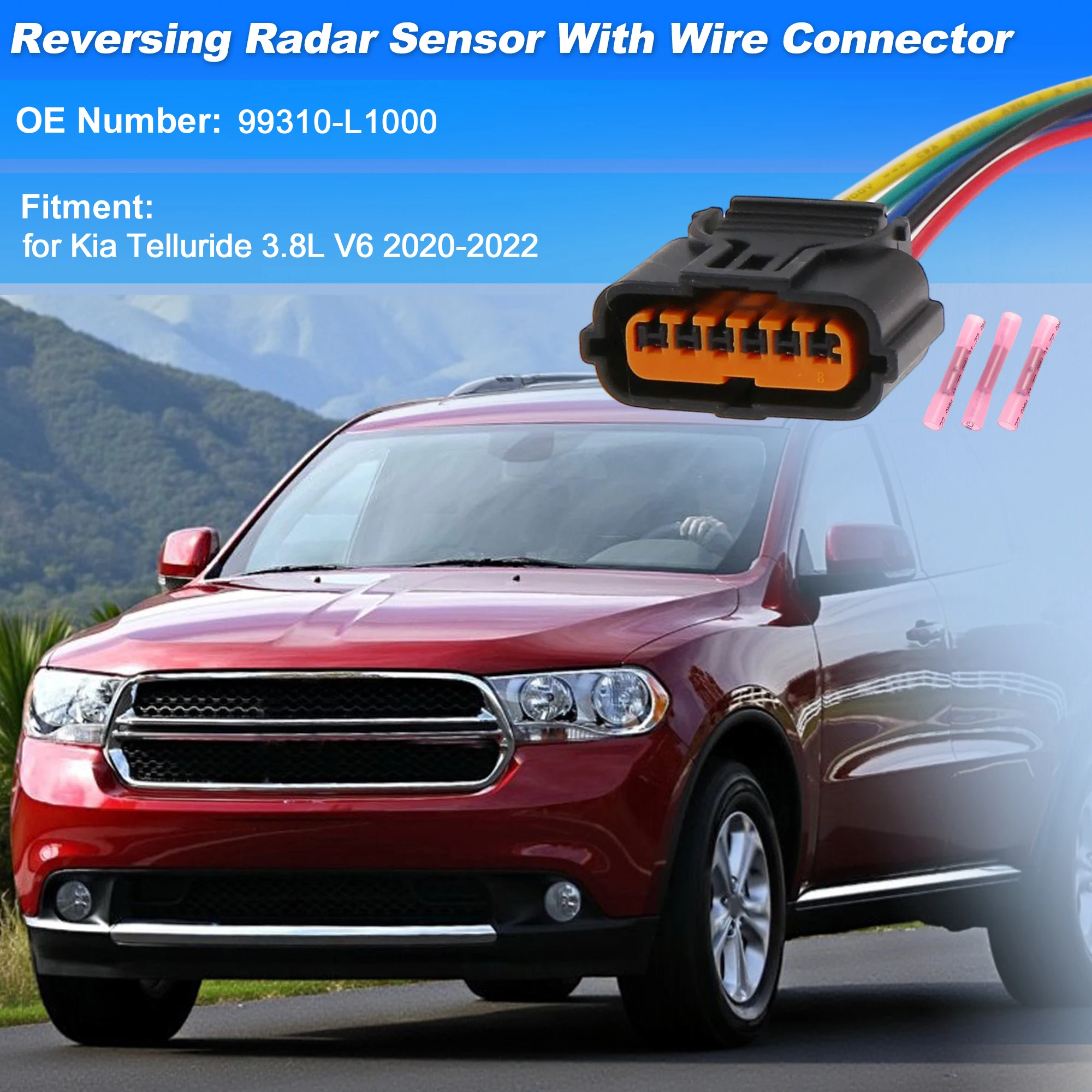 UXCELL Parking Park Distance Sensor Connector for Kia Telluride 20-22
