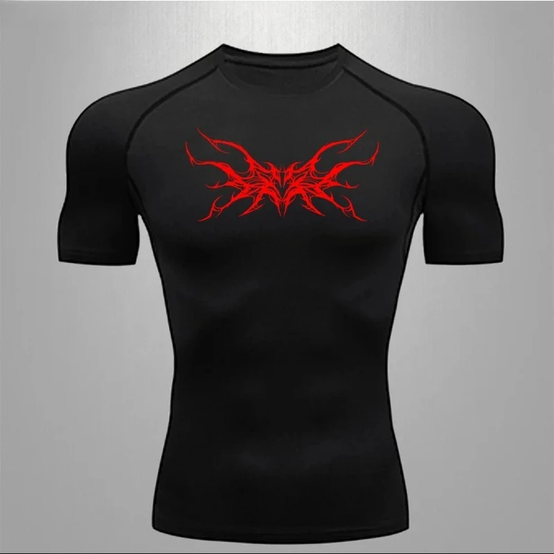 Man Compression T shirt Gym Fitness Training Running Quick Drying Sports Shirt Summer Shaping Slimming Comfortable Men T shirts