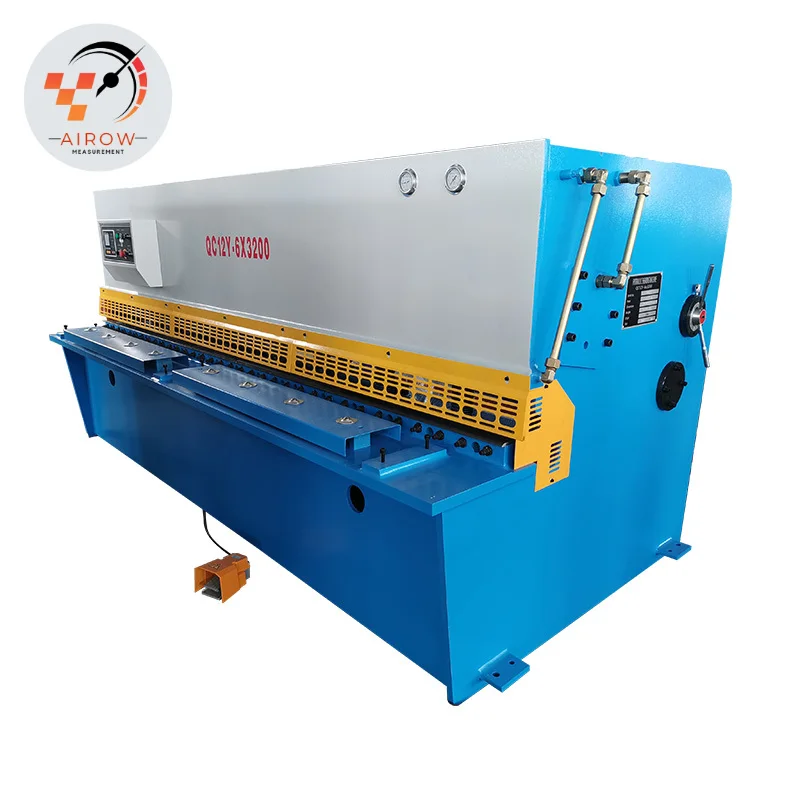 AIROW Heavy Duty Shear Machine QC12Y-6x3200 Power Shearing Machine Manufacturer From Taiwan