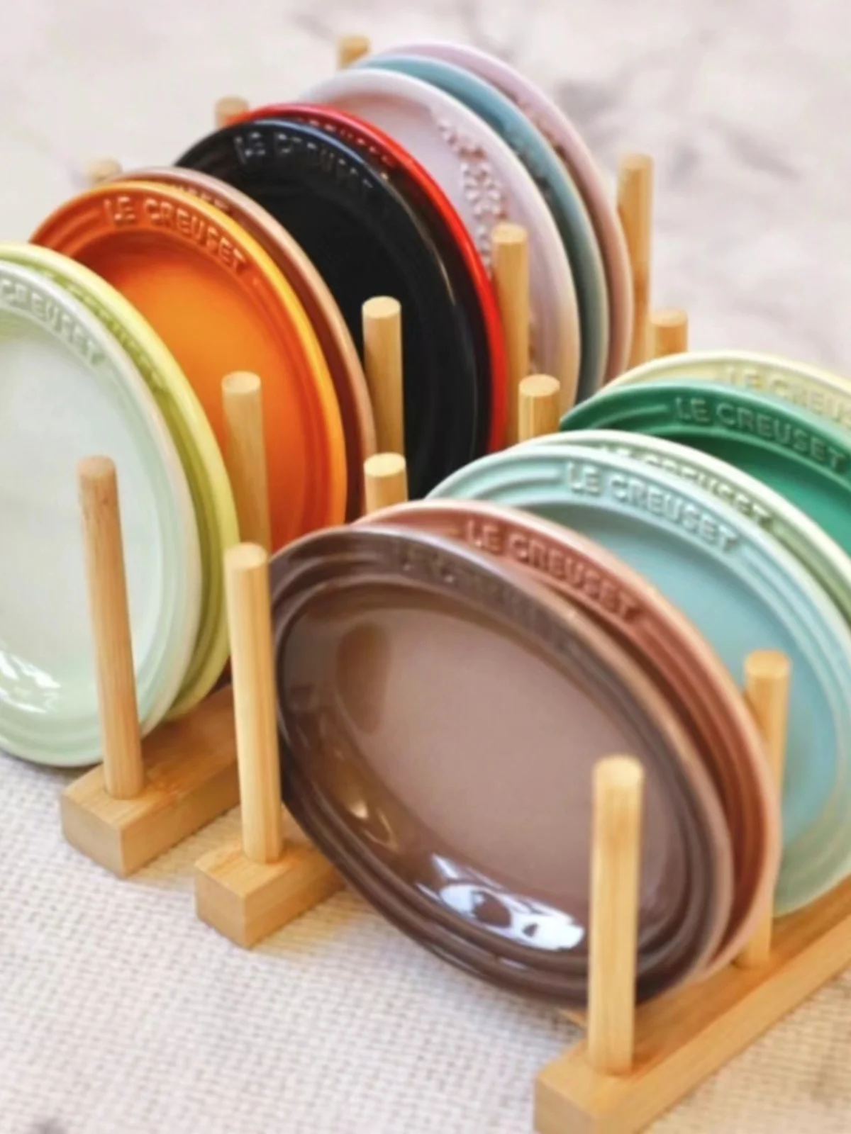 

Le Creuset Cool Color 5cm Cerc Bowl Plate Dert round Deep Di Fruit Bowl Underglaze Color Dinnerware for Adults