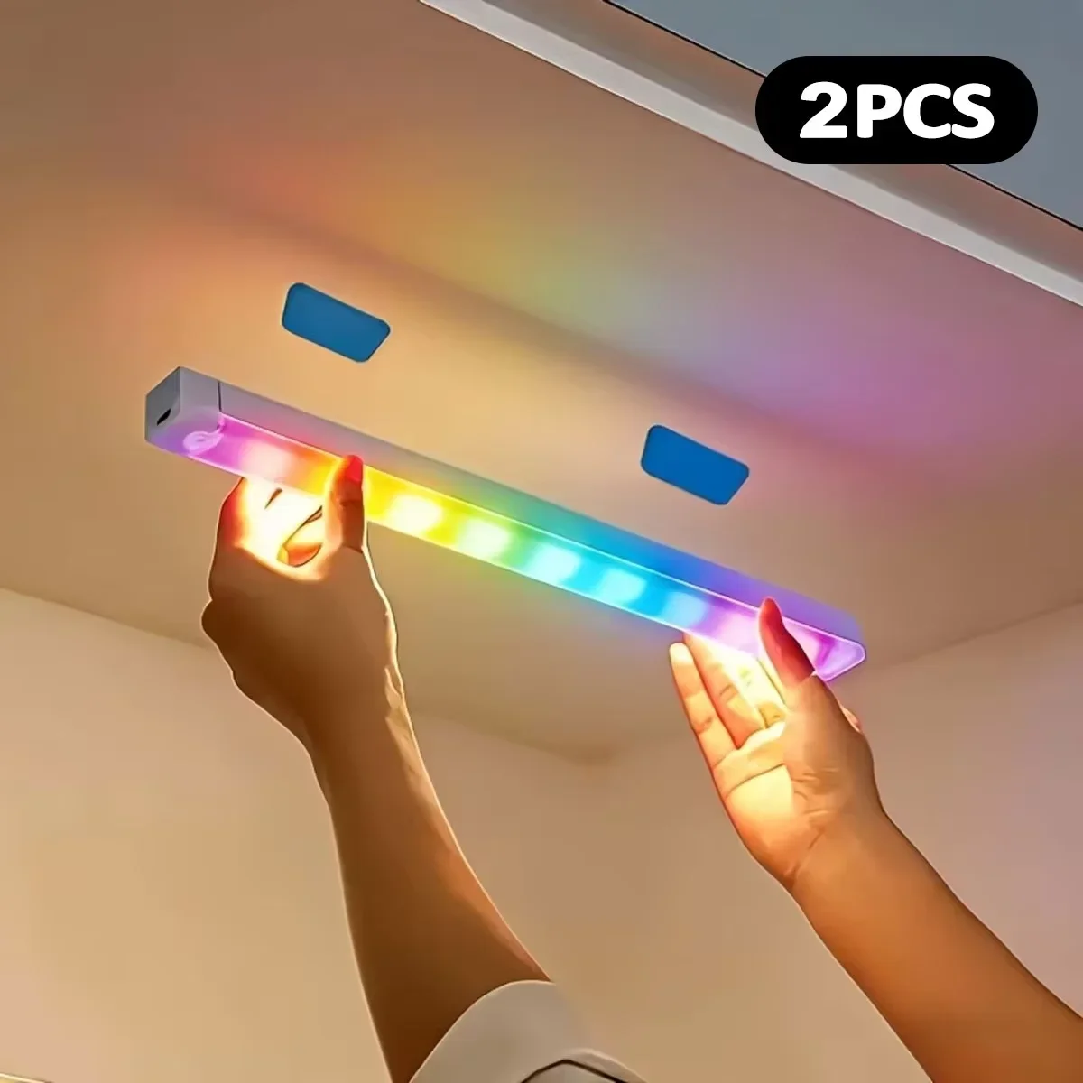 RGB Ambient Sensor Light -  Rechargeable Magnetic Wall Lamp 