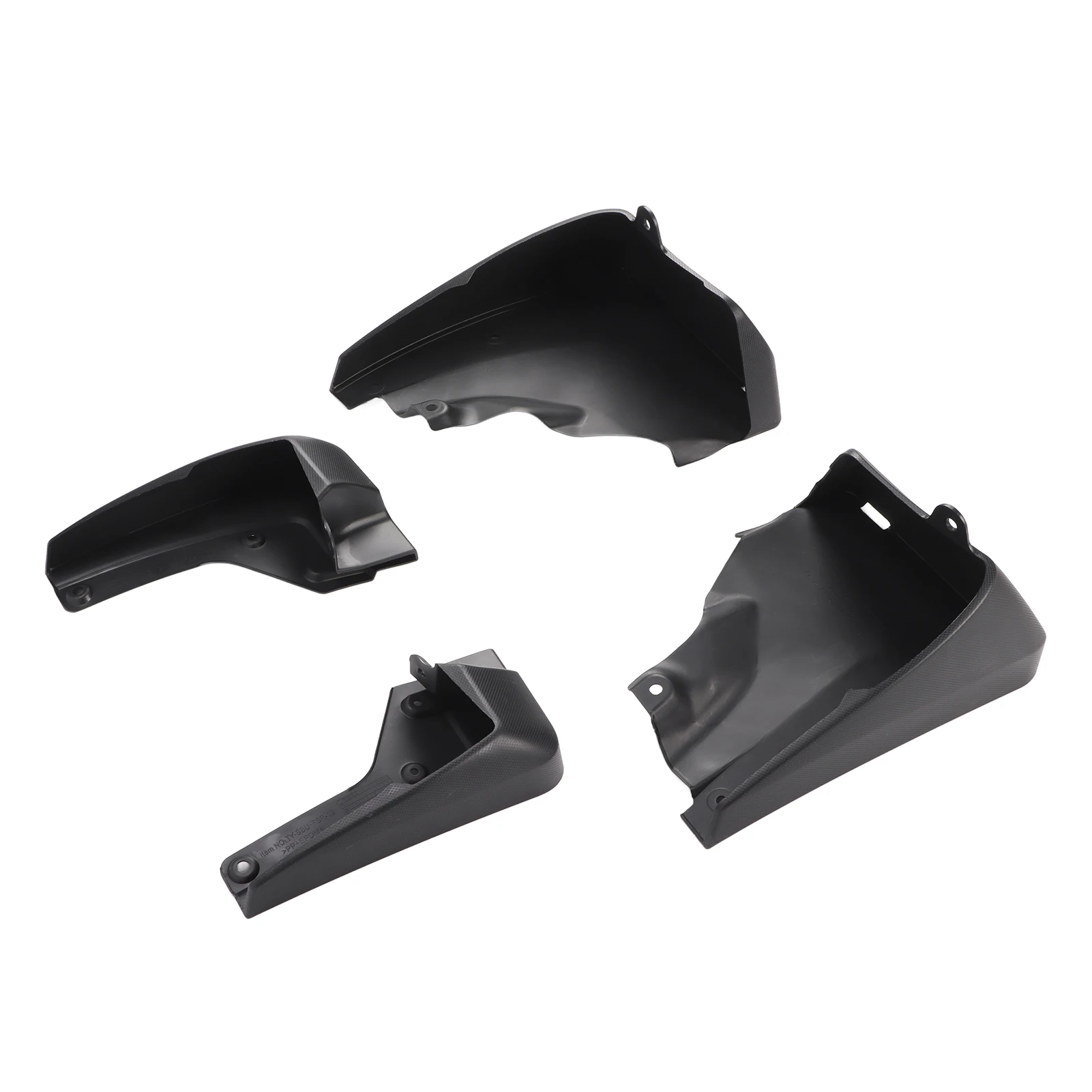 

4pcs Car Splash Guards Mud Flaps (Mudguards, ABS Black, Replacement Type) - for Subaru Forester 2019‑on - Durable Auto Exterior