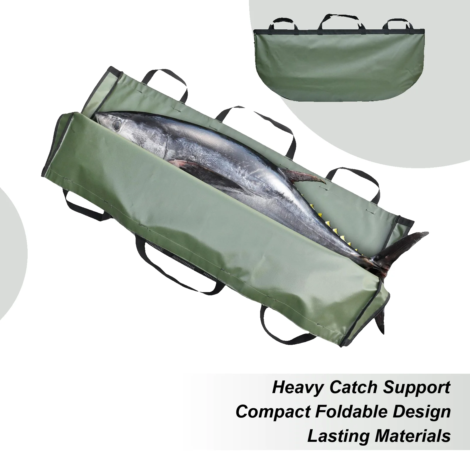 

Водонепроницаемая вместительная сумка для рыбалки на каяке, портативный складной держатель для приманок для кемпинга, походов, туризма и активного отдыха